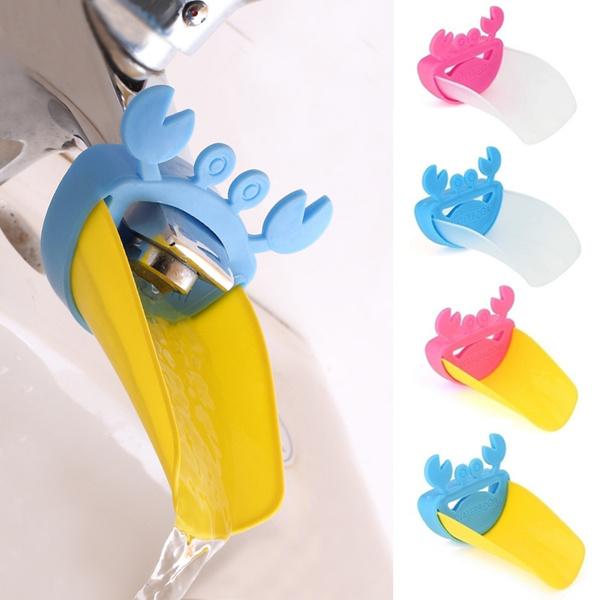 Faucet Extender | Easy Use for Hand Washing for Kids, Toddlers, Babies and Children | Silicone Sink Handle Extender | Fun Hand-Washing Solution | Cute Duck Mouth Design Wash Helper Bathroom Sink for Babies and Children (1 Pc)
