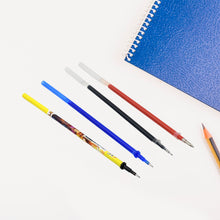 Gel pen refill set with vibrant colors, perfect for office and school use.