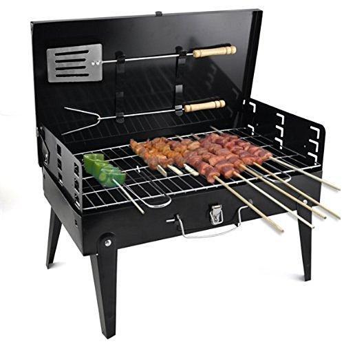 Portable Briefcase Barbecue Grill for Easy Outdoor Fun