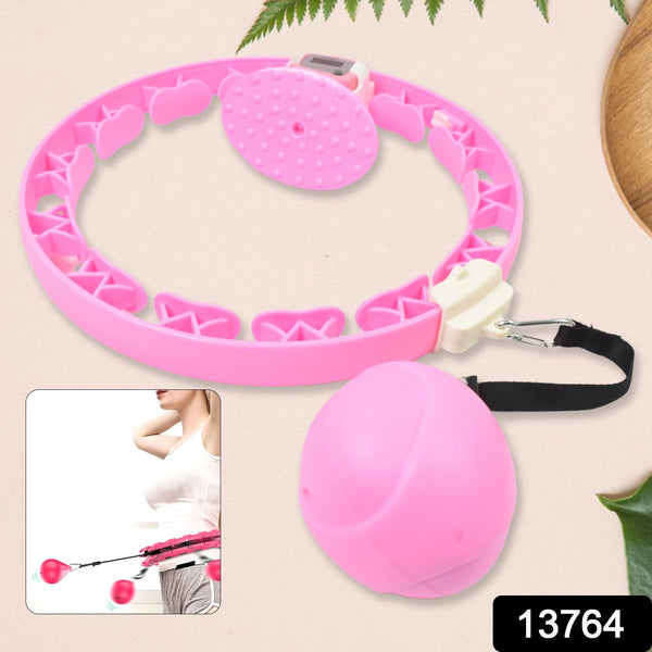 Adjustable Smart Fitness Hula Hoop with Ball