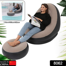 Inflatable Sofa Lounge Chair Air Sofa Indoor Leisure Couch For Home Office Rest Inflated Recliners Portable Deck Chair For Outdoor Travel Camping Picnic.